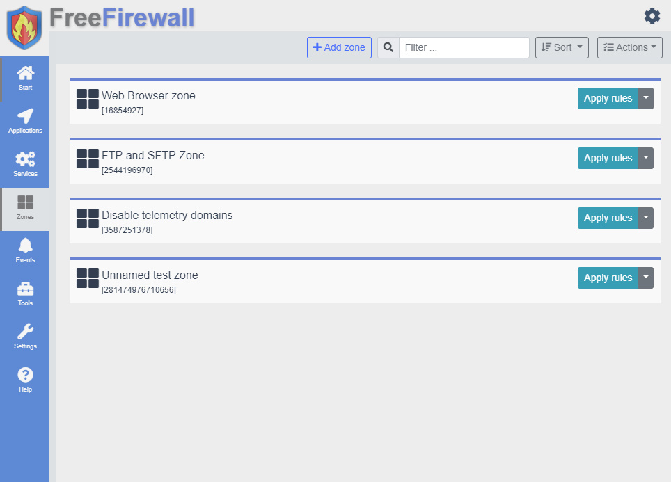 Как настроить evorim free firewall